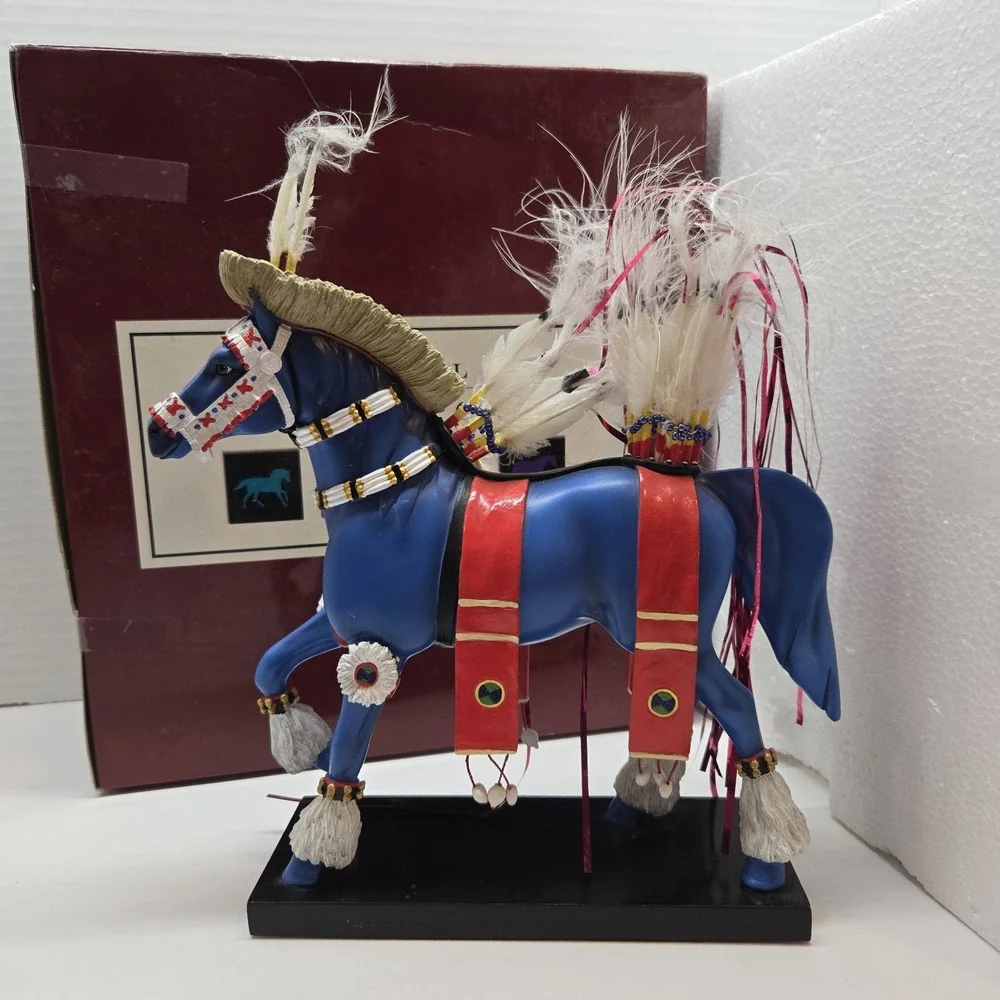 Trail of Painted‎ Ponies Fancy Dancer 12247 2e 60210 Retired native American Vtg